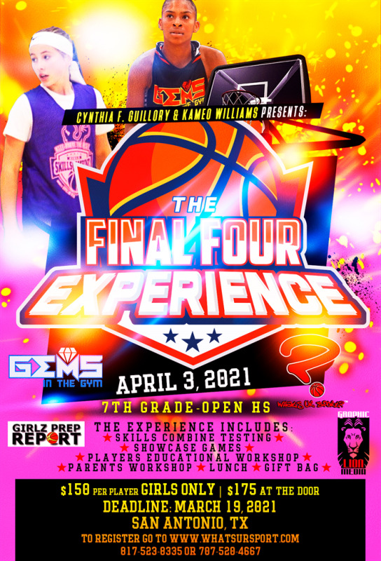 The Final 4 Experience - Apr 3, 2021 - San Antonio, TX