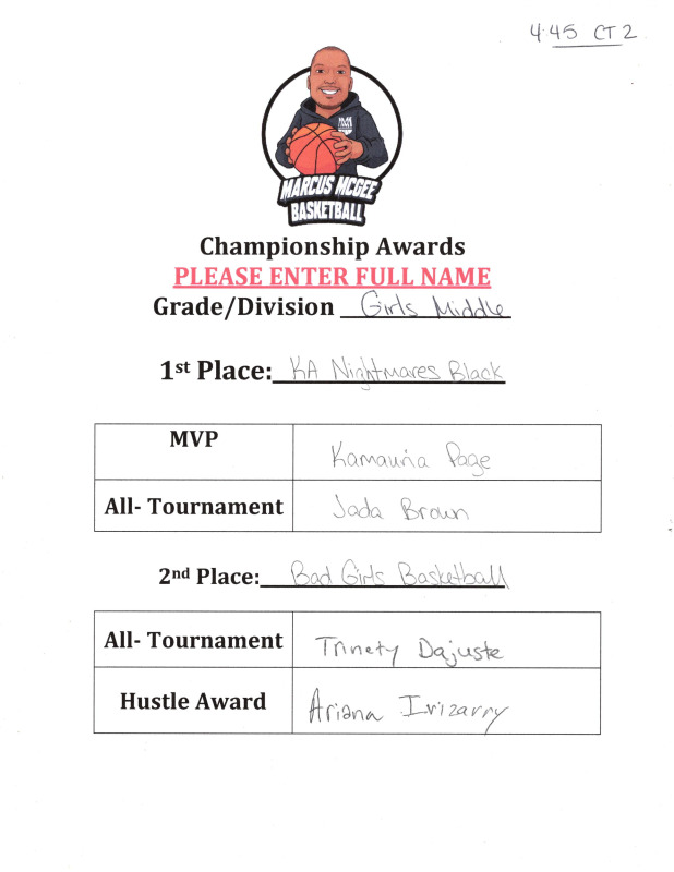 Championship - She's Next - MVP