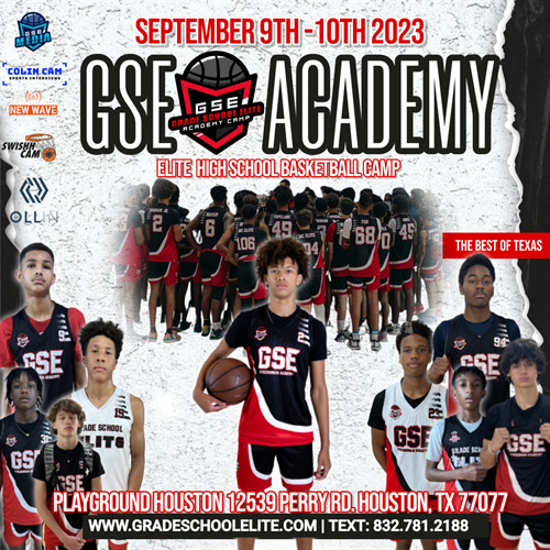 GSE ACADEMY CAMP Sep 910, 2023 HOUSTON, TX