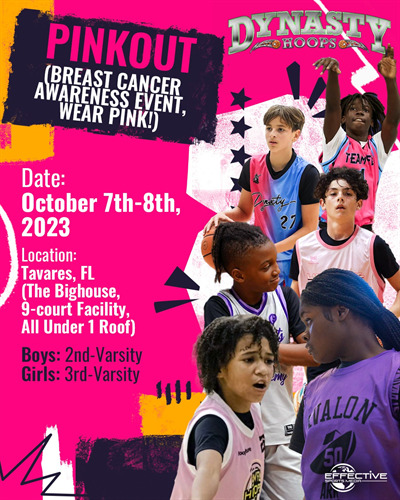 Pinkout (Breast Cancer Awareness Event) - Schedule - Oct 7-8, 2023