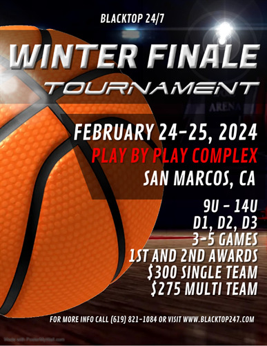 WINTER FINALE - Schedule - Feb 24-25, 2024