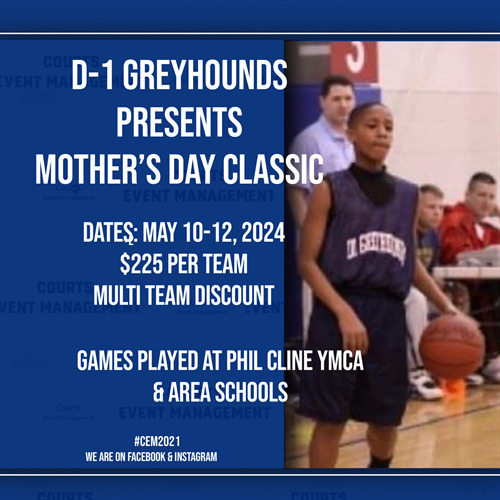 D1 Greyhounds Mother’s Day Classic May 1012, 2024 Huntington, WV