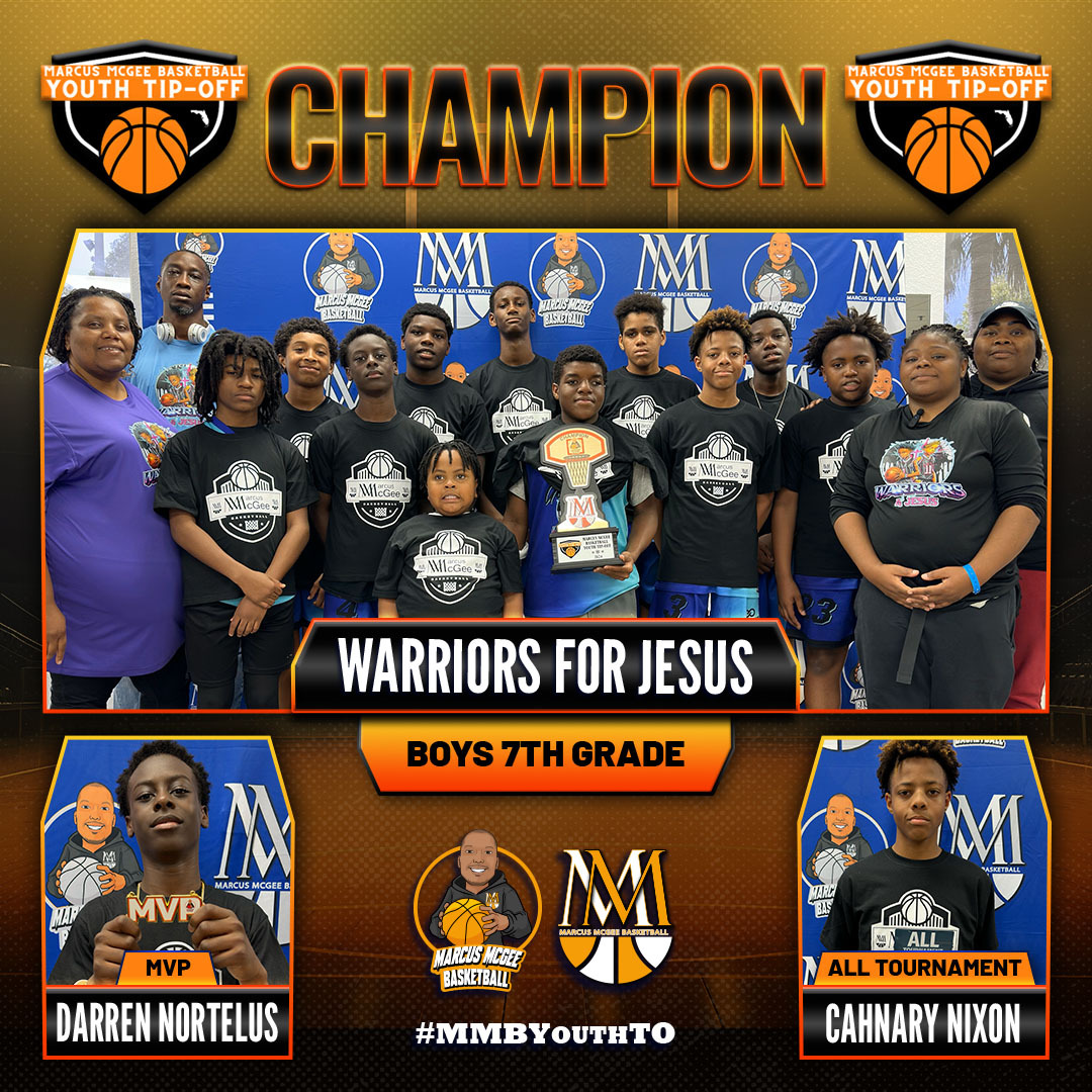 Championship - Champions - Warriors for Jesus Purple 7th 