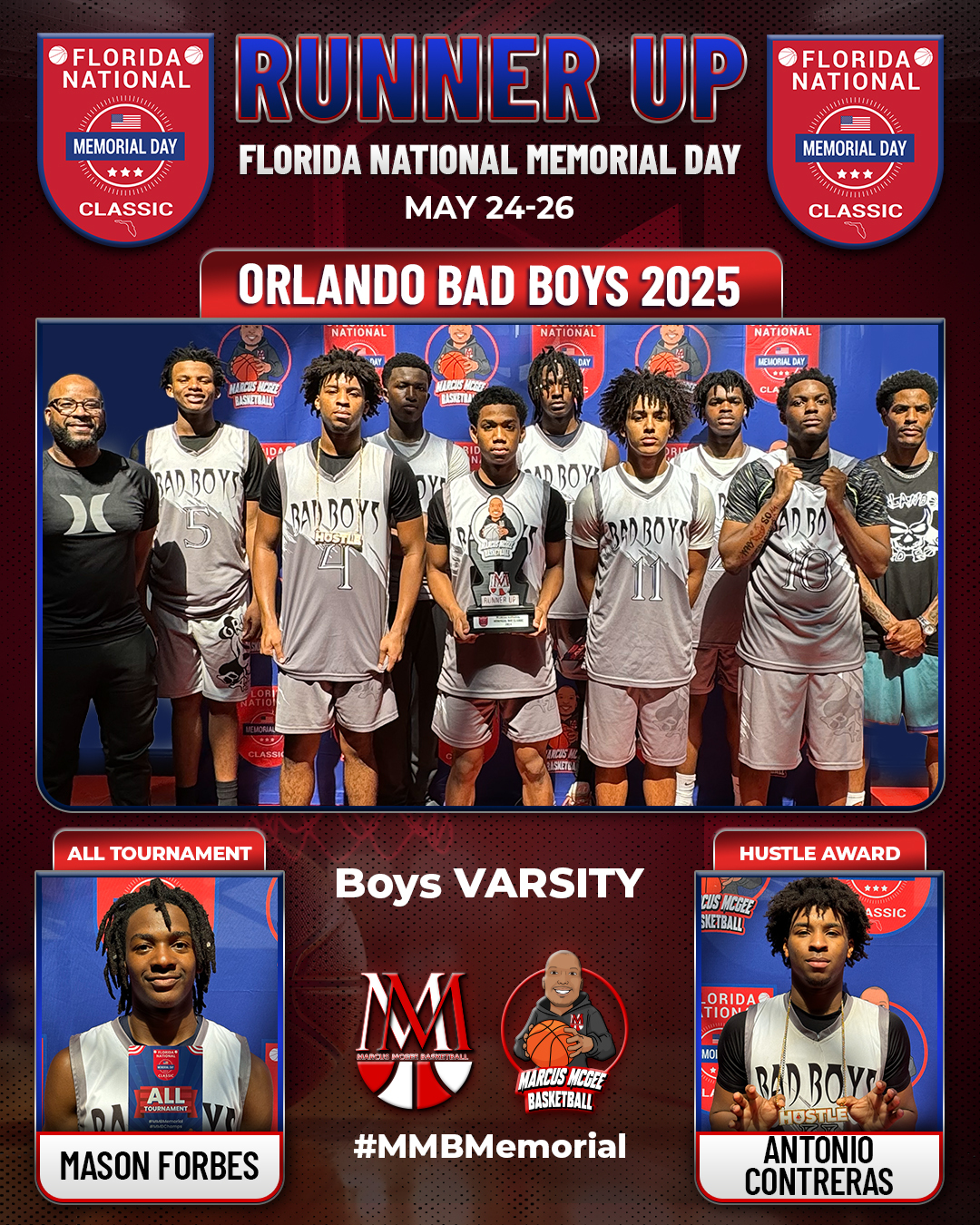 Championship - Runner Up - Orlando Bad Boys 2025