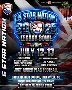 Legacy Bowl Presented by 5 Star Nation Placings