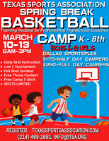 2025 SPRING BREAK BASKETBALL CAMP