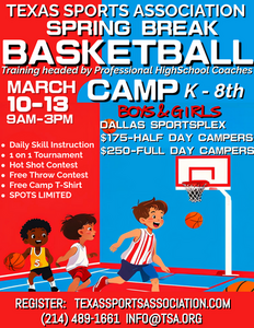 2025 SPRING BREAK BASKETBALL CAMP Venues