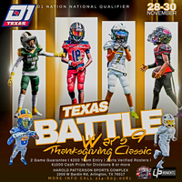 "TEXAS BATTLE WARS 9" THANKSGIVING FOOTBALL CLASSIC