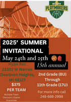 15th Annual Michigan Playmakers Summer Invitational 