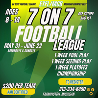 EA ELITE MIDWEST/MICHIGAN COUNTIES BEST "PLAYMAKER" 7 0N 7 TOURNAMENT
