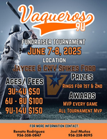 Vaqueros 9U Fundraiser