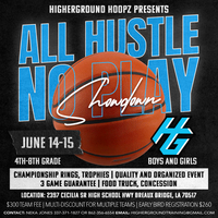 HIGHERGROUND HOOPZ ALL HUSTLE NO PLAY TOURNAMENT