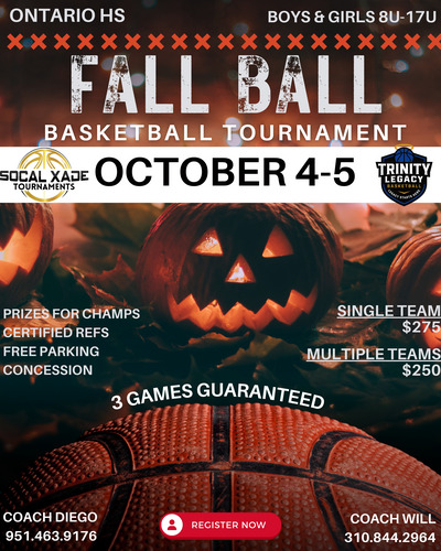 Fall Ball Tournament - Schedule - Oct 4-5, 2025