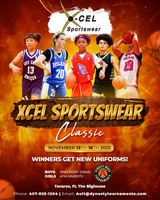 Xcel Sportswear Classic (Winners Get New Uniforms) SOLD OUT!