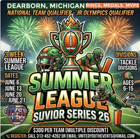 3 WEEK SUVIOR SERIES - YOUTH SUMMER LEAGUE