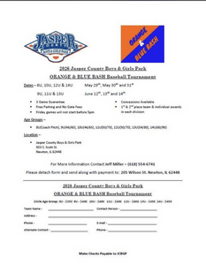 Orange and Blue Bash (Even Ages) Teams