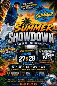 Summer Showdown Baseball Tournament Teams