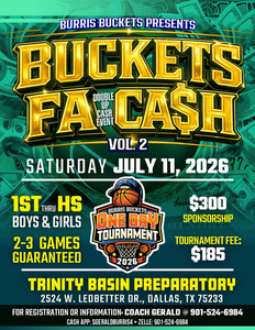 Buckets Fa Ca$h 1 Day Tournament Teams