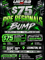 USSSA $75 Pre-Regionals Bump
