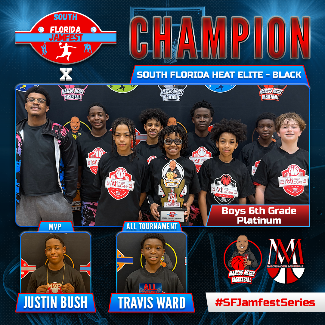 Championship - Platinum  - Champions - SFHE Elite 6th Grade Black / 2030
