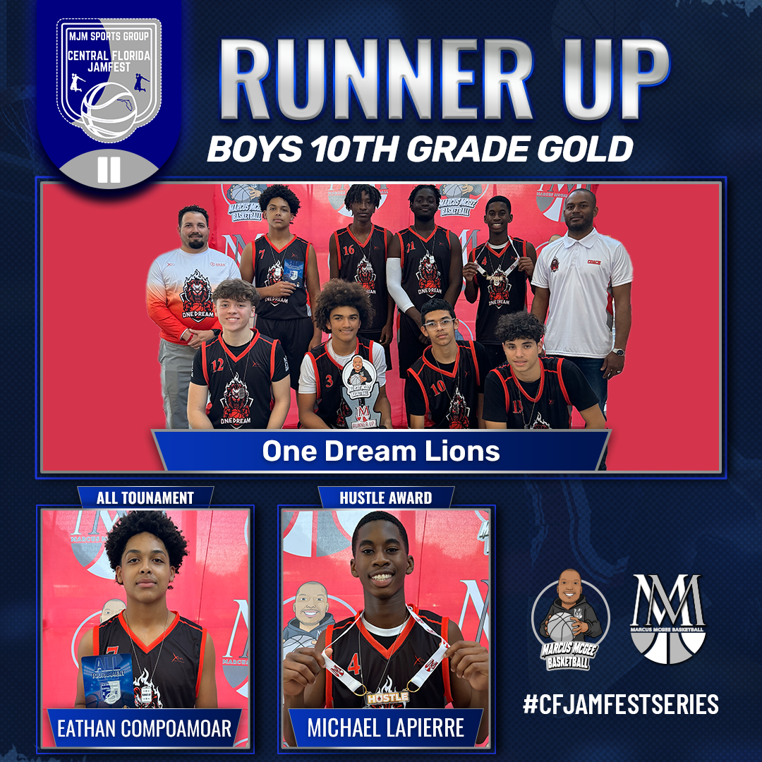 Championship - Gold - Runner Ups - One Dream Lions 