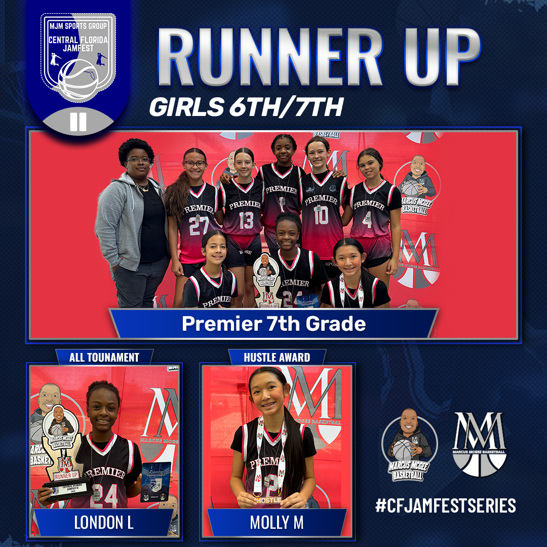 Championship - Runner Ups - Premier 7th Grade