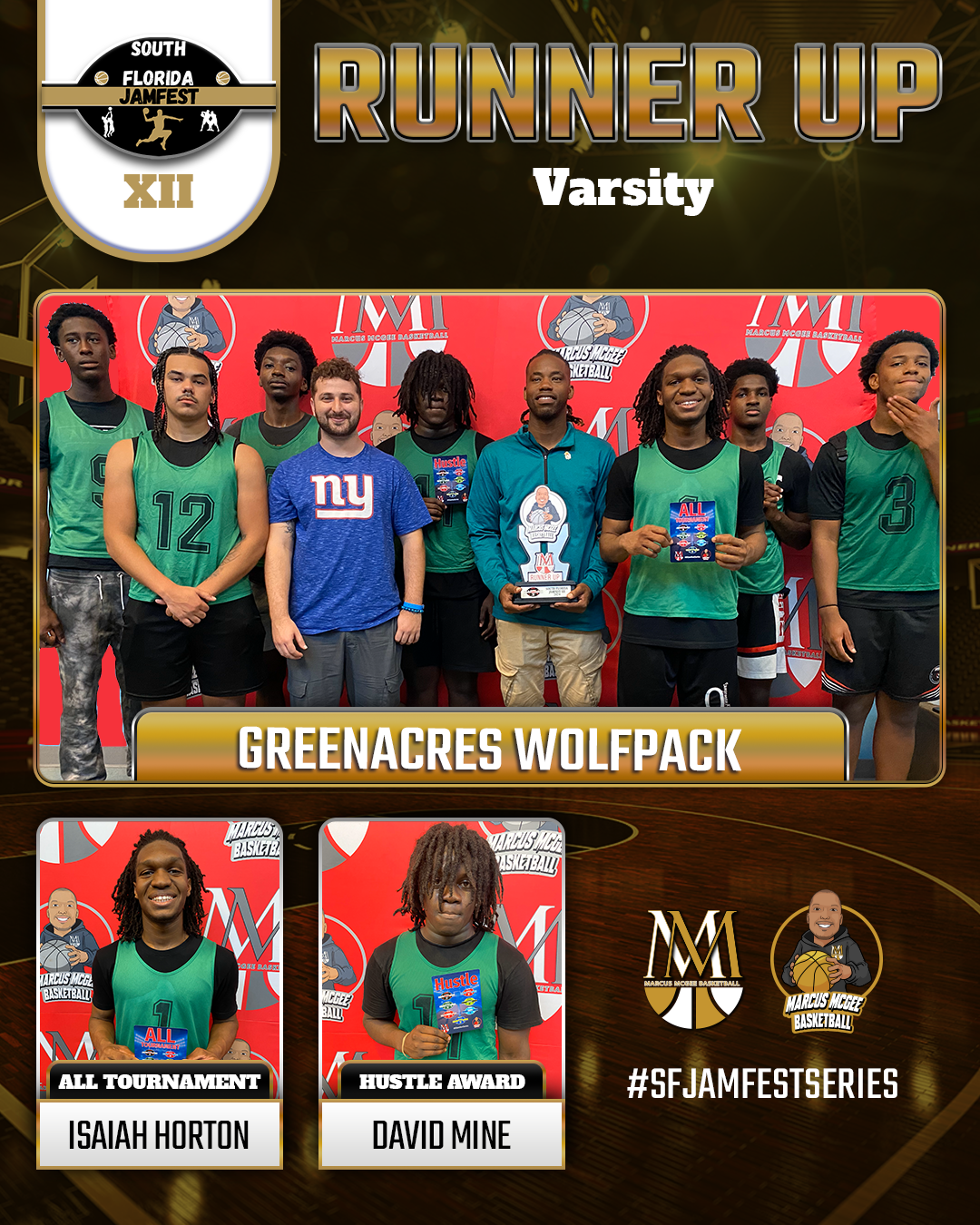 Championship - RUNNER UPS  - Greenacres Wolfpack
