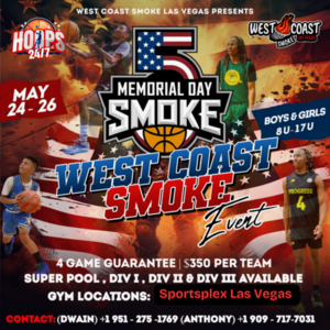 Las Vegas Memorial Day West Coast Smoke (3 Day National Event) Teams