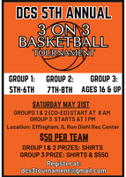 DCS 5th Annual 3 on 3 Basketball Tournament