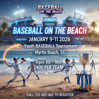 BASEBALL ON THE BEACH YOUTH BASEBALL CHAMPIONSHIPS