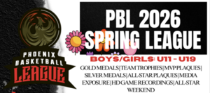 Phoenix Basketball (Spring) League (2026)  Standings