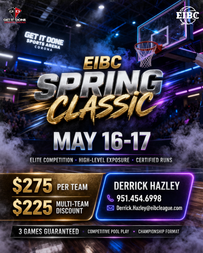 EIBC Spring Classic - Schedule - May 16-17, 2026