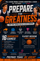 Fall Middle school Basketball League