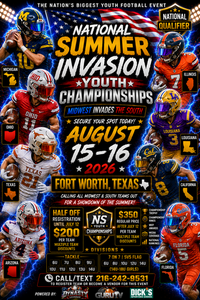 National Summer Invasion - Youth Championships | Tackle, 7 On 7, 5V5 Flag Teams