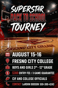 Superstar back to school tournament Venues