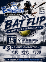 9/19 ESA THE BAT FLIP @WARNER PARK CHATTANOOGA TN 