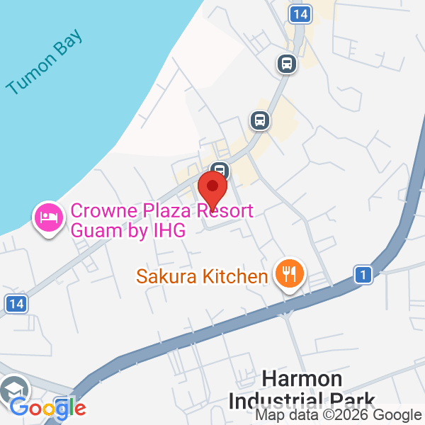 Guam Hotel & Restaurant  Association Map