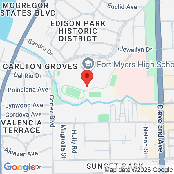 Fort Myers High School Map