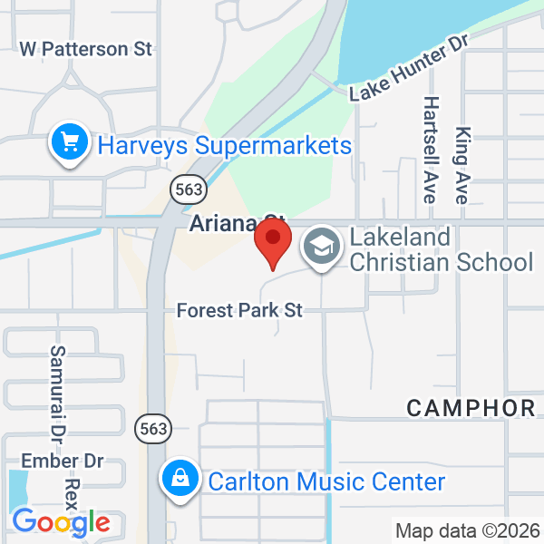 Lakeland Christian School Map