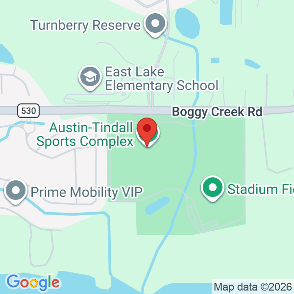 Austin-Tindall Sports Complex Map