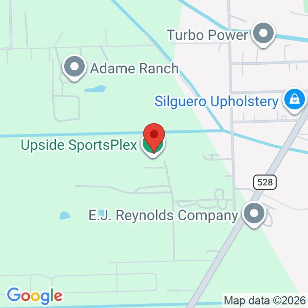 Upside Sportplex Map