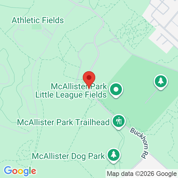 McAllister Park Little League Map