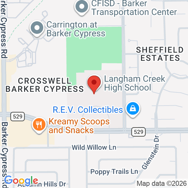 Langham Creek HS Map