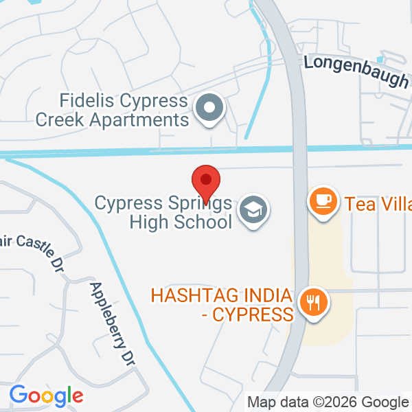 Cy Springs High School  Map