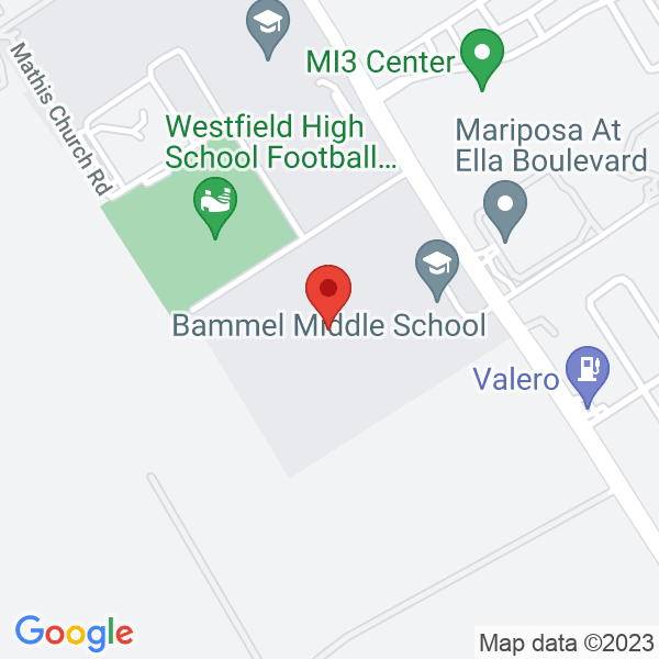 BAMMEL MIDDLE SCHOOL Map