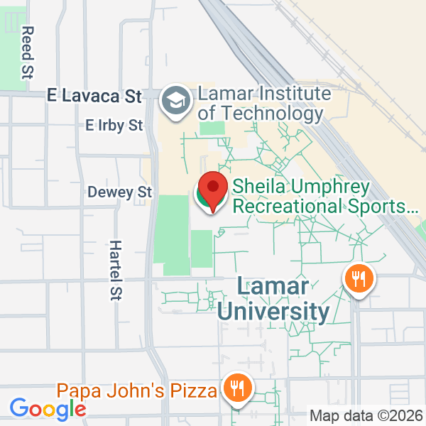Sheila Umphrey Recreational Sports Center Map