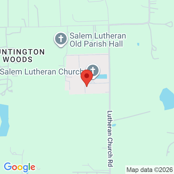 Salem Lutheran Church Map