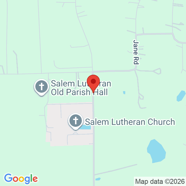 Salem Lutheran Church Map