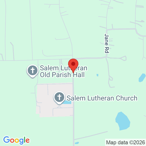 Salem Lutheran Church Map