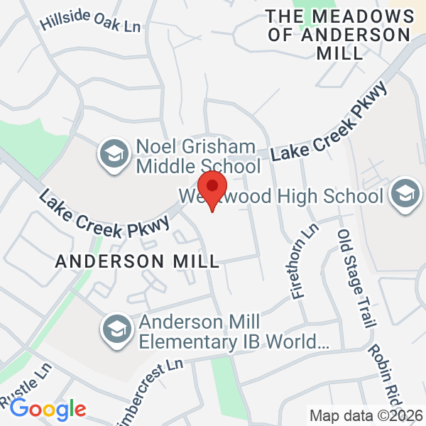 Anderson Mill Baptist Church Map
